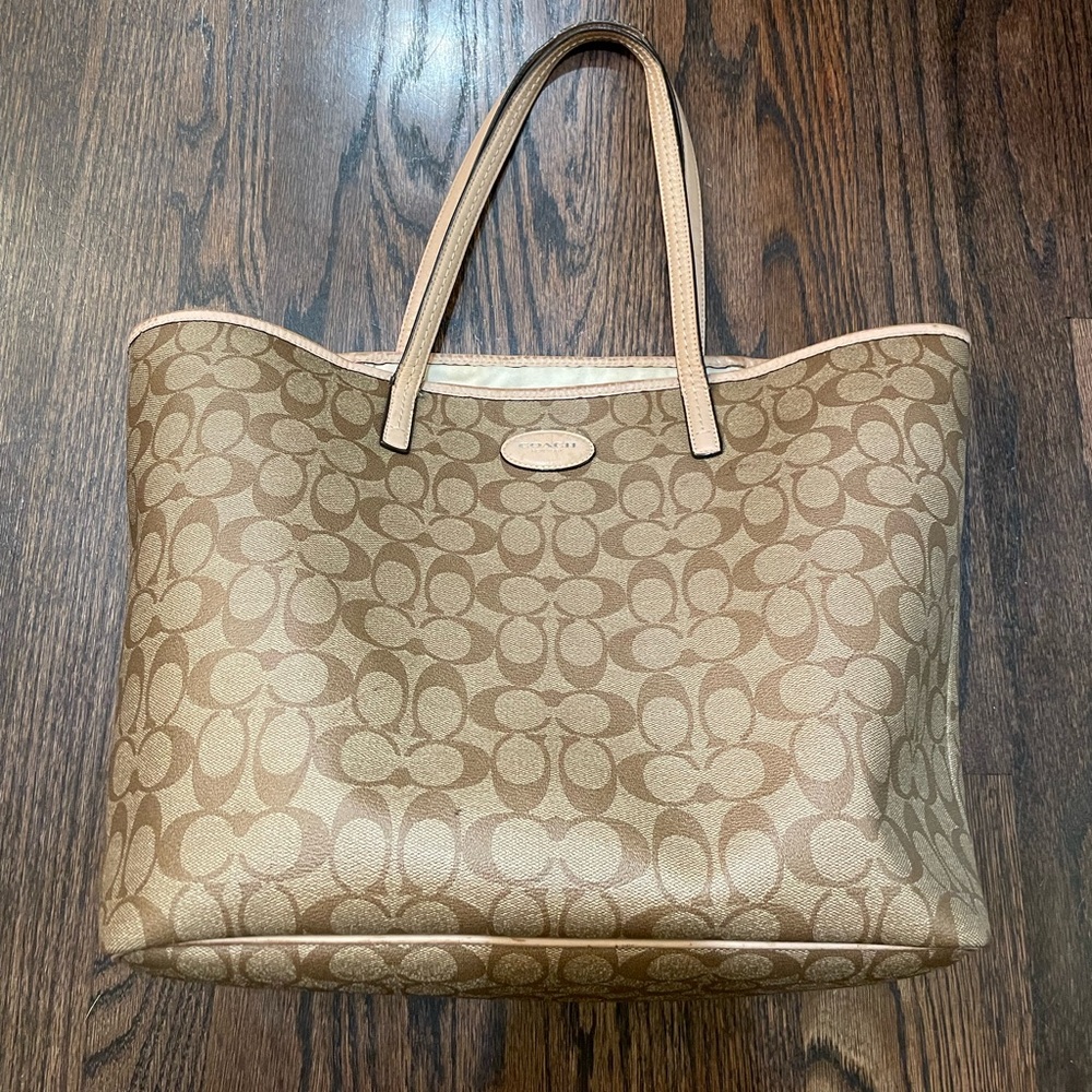 Vintage Coach Tote Bag
